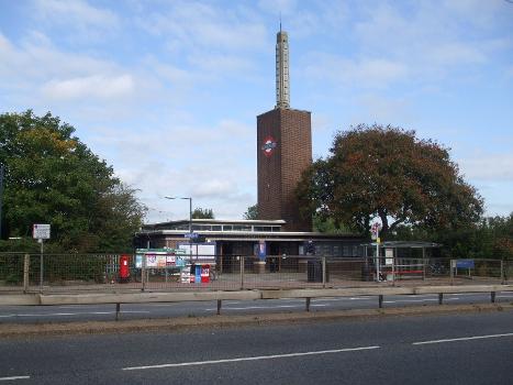 Osterley tube station on the A4 Great West Road
