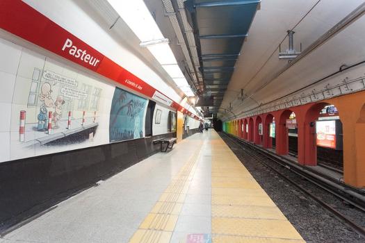Pasteur station on Line B of the Buenos Aires Underground