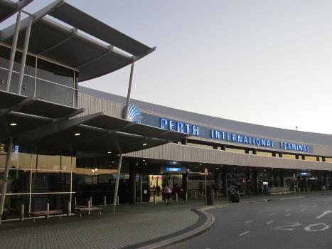 Front of Perth International Airport, Western Australia, looking east