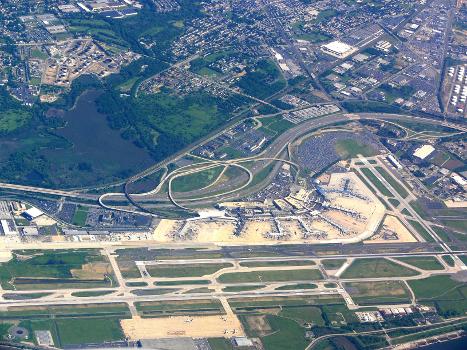 Aerial photograph of Philadelphia International Airport