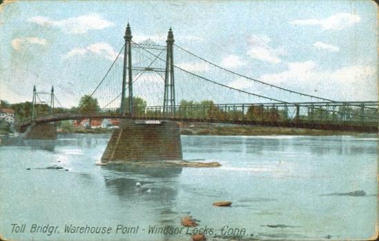Bridge crossing Connecticut River at Windsor Locks