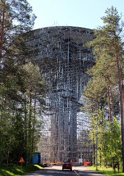 Puolivälinkangas water tower is being repaired