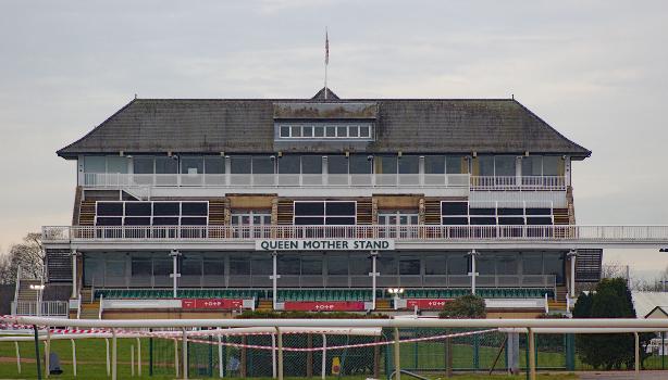 Aintree Racecourse : One of six grandstands at Aintree, all positioned for a view of the home straight and finishing post.