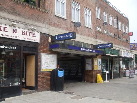 Entrance to Queensbury tube station