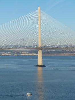 Queensferry Crossing from the Forth Road Bridge