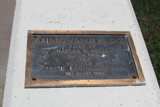Rainbow Arch Bridge : Built by Charles G. Shelly