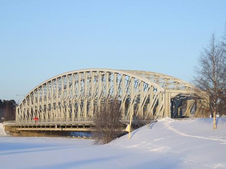 Rautasilta, an iron truss bridge in Oulu Finland, was built as a railway bridge in 1886