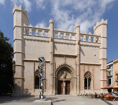 Sa Llotja, Palma de Mallorca, with sculpture "Points of View" (2010) by Tony Cragg