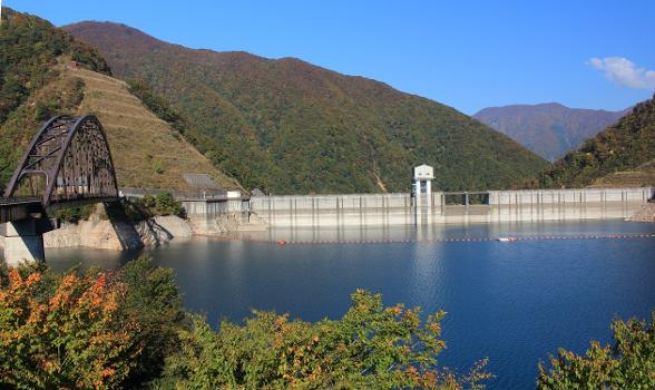 Sakaigawa Dam in Nanto, Toyama prefecture and Shirakawa, Gifu prefecture, Japan