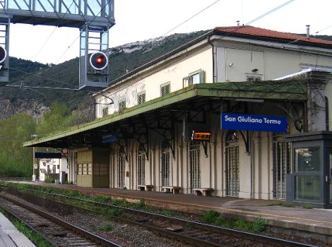 Railway station of San Giuliano Terme (Pisa)