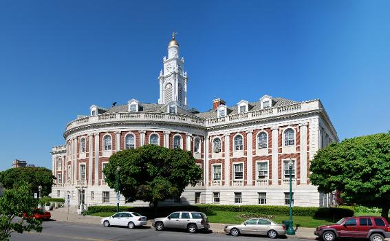 Rear of City Hall of Schenectady, New York