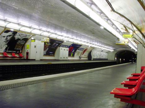 Quais de la station Ségur du métro de Paris