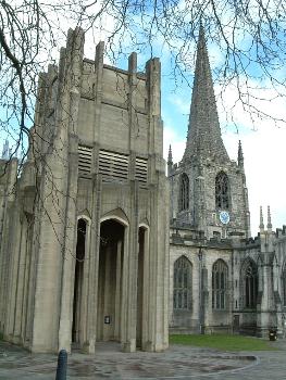 Sheffield Cathedral from the south-west