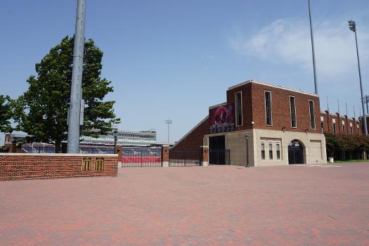 Gerald J. Ford Stadium on the campus of Southern Methodist University in University Park, Texas