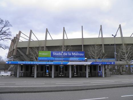 Entrée du stade de la Meinau à Strasbourg (Bas-Rhin)
