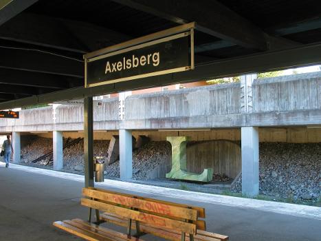Axelsberg, a metro station in Stockholm