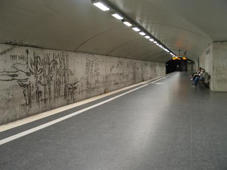 Östermalmstorg, a metro station in Stockholm, Sweden