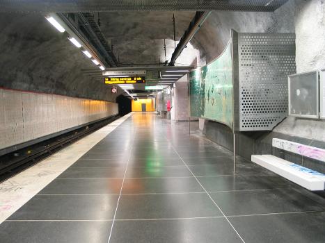 Universitetet, a metro station in Stockholm, Sweden