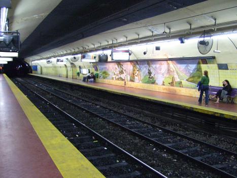 Estación de Subte Pichincha. Buenos Aires, Argentina