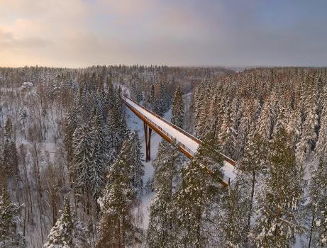 Sudentassu bridge over Vanha Porvoontie road in Vantaa, Finland