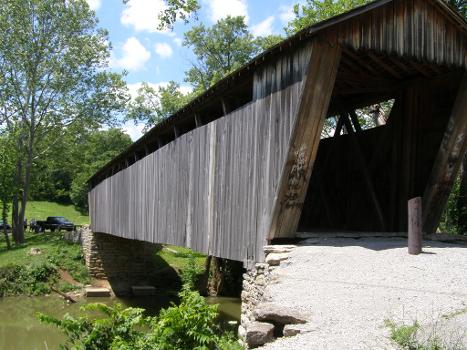 East portal of the Switzer Covered Bridge over the North Elkhorn River, east of Frankfort, Kentucky