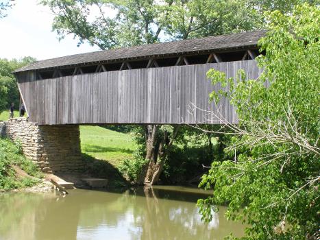 Switzer Covered Bridge over the North Elkhorn River, east of Frankfort, Kentucky