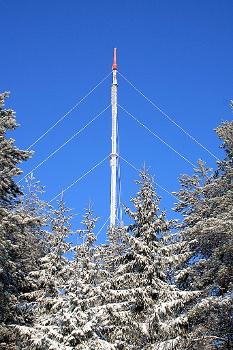 Tiirimaa radio and television mast in Hollola, Finland, built in 1967 and owned by Digita Oyj
