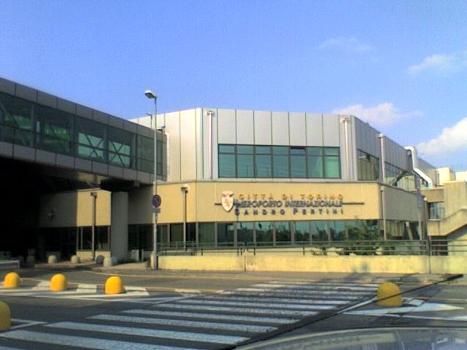 Outside of the Turin International Airport "Sandro Pertini" located in Caselle (TO)