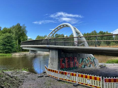 A new footbridge over Vantaa River between Veräjämäki (Oulunkylä) and Viikinmäki (Viikki)