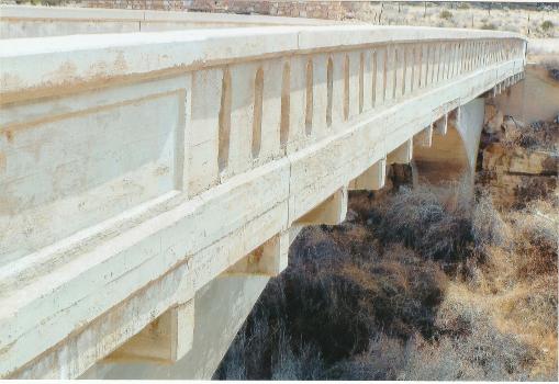 Historic Canyon Diablo Bridge in Two Guns, Arizona