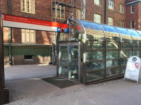 Metrobahnhof Helsingin yliopisto