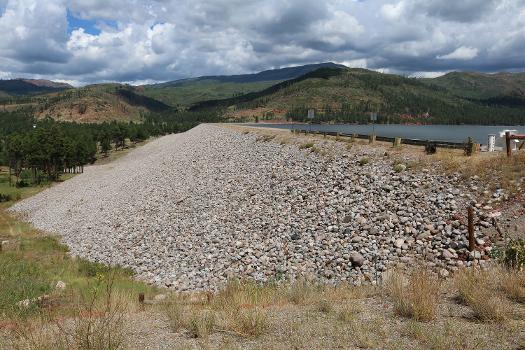 Vallecito Dam in La Plata County, Colorado