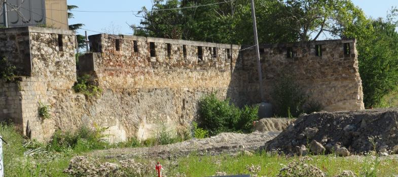Vestige du Fort d'Aubervilliers : Angle sud-est
