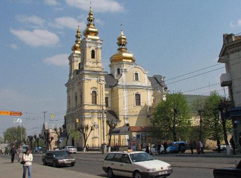 The main orthodox church in Vinnytsia, Ukraine