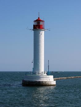Vorontsov Lighthouse (27.2 m) in the Black Sea port of Odessa, Ukraine