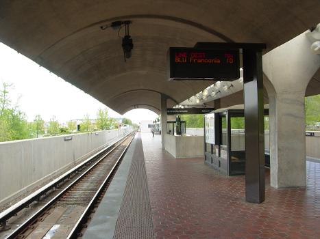 Van Dorn Street, a station on the Blue Line of the Washington Metro