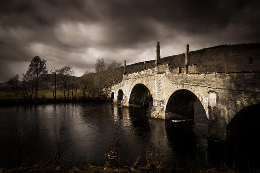 The attractive Wade's Bridge in the north of Aberfeldy