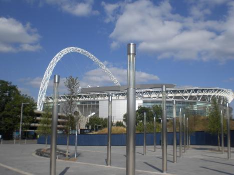 The Wembley Stadium from the Outside