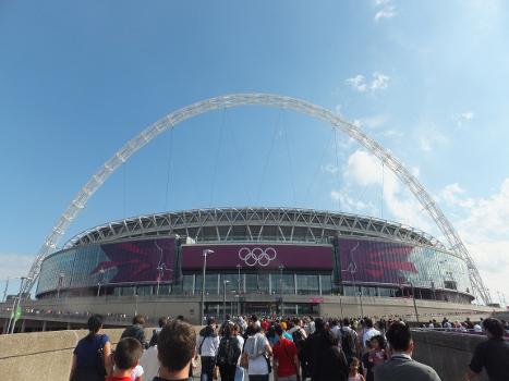 Wembley Stadium during London 2012 Olympic Games football tournament