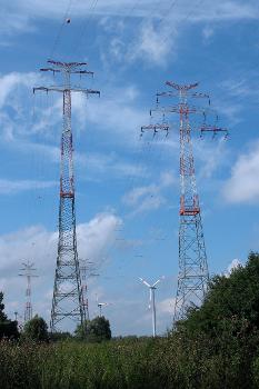 Southern Mast of the Railroad Power Line Weser Crossing – Southern Mast of the Three-Phase Power Line Weser Crossing