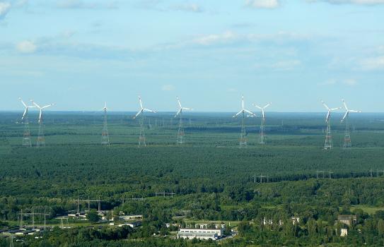 Fuhrländer FL-2500 Windkraftanlagen des Windpark Spremberg
