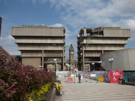 A tale of two libraries - Birmingham Central Library split in two