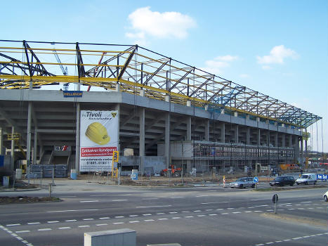 The future stadium of Alemannia Aachen (Tivoli) -- under construction