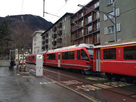 An ABe 8/12 Allegra train at Chur, Switzerland