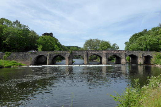 Abergavenny Bridge as seen from the east.