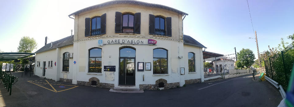 Gare d'Ablon de la ligne C du RER