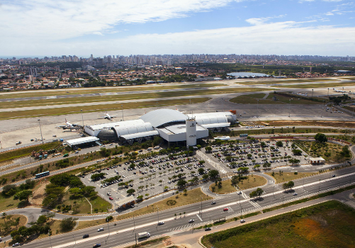 International Airport in Fortaleza, Brazil.