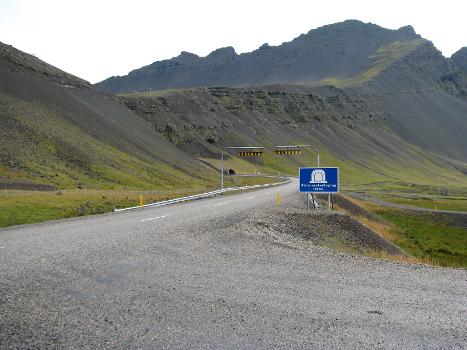 Tunnel near Höfn, East-Iceland.