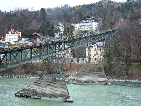 Pont sur l'Inn du vieux funiculaire du Hungerburg