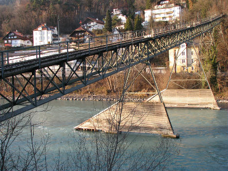 Pont sur l'Inn du vieux funiculaire du Hungerburg